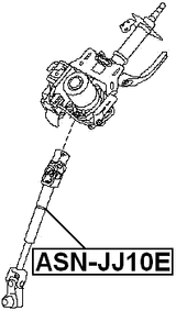 ASN-JJ10E - LOWER INTERMEDIATE STEERING SHAFT