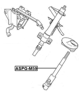 ASPG-M59 - LOWER INTERMEDIATE STEERING SHAFT