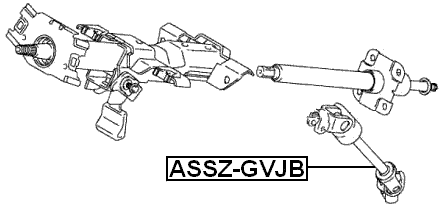 ASSZ-GVJB - LOWER INTERMEDIATE STEERING SHAFT