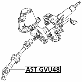 AST-GVU48 - LOWER INTERMEDIATE STEERING SHAFT