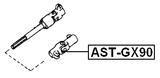 AST-GX90 - LOWER INTERMEDIATE STEERING SHAFT