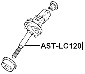 AST-LC120 - LOWER INTERMEDIATE STEERING SHAFT
