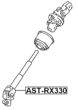 AST-RX330 - LOWER INTERMEDIATE STEERING SHAFT