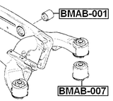BMAB-007 - REAR CROSSMEMBER BUSHING