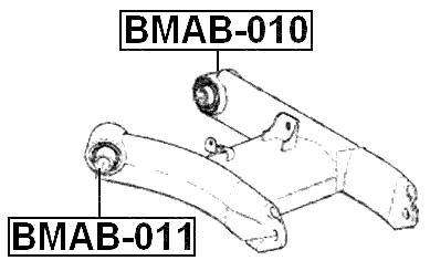 BMAB-010 - BUSHING, REAR LOWER CONTROL ARM