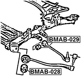 BMAB-029 - FRONT BUSHING, FRONT LOWER CONTROL ARM
