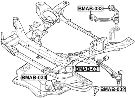BMAB-031 - BUSHING, FRONT LOWER CONTROL ARM