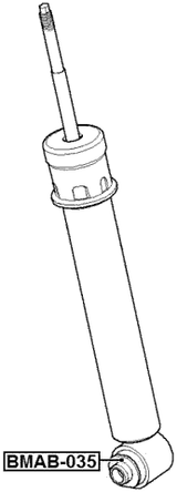 BMAB-035 - BUSHING, REAR SHOCK ABSORBER