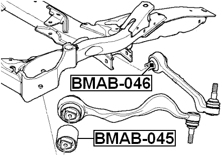 BMAB-046 - FRONT ROD BUSHING