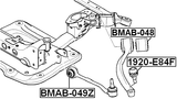 BMAB-048 - FRONT ROD BUSHING (HYDRO)