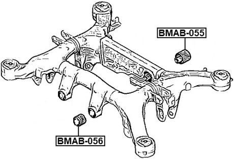 BMAB-056 - REAR DIFFERENTIAL BUSHING