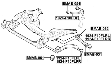 BMAB-062 - BUSHING, FRONT LOWER CONTROL ARM