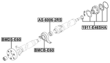 BMCB-E60 - DRIVE SHAFT BEARING