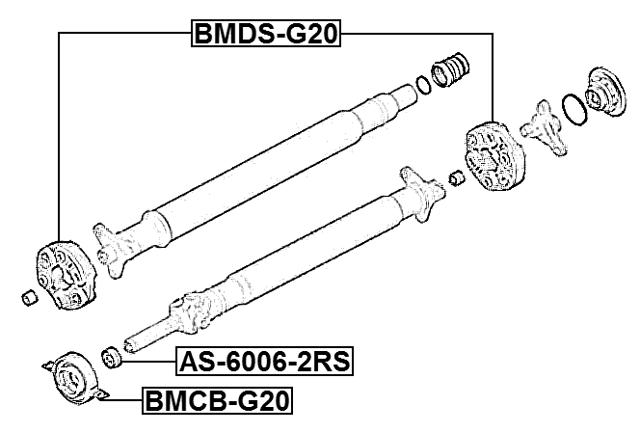 BMCB-G20 - DRIVE SHAFT BEARING