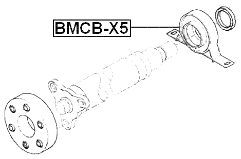 BMCB-X5 - DRIVE SHAFT BEARING