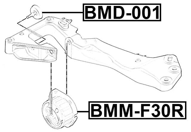 BMD-001 - TRANSFER CASE RUBBER BUFFER