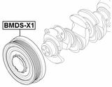 BMDS-N47 - CRANKSHAFT PULLEY N47