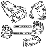 BMM-E602WDLH - LEFT ENGINE MOUNT (HYDRO)