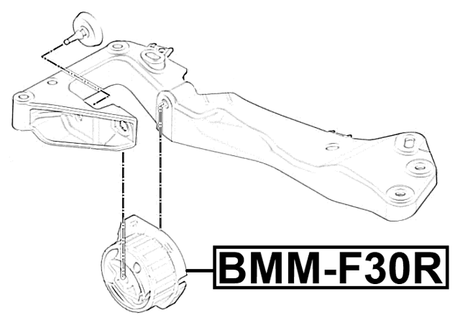 BMM-F30R - TRANSMISSION MOUNT