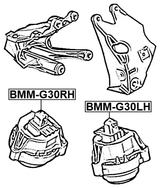 BMM-G30RH - RIGHT ENGINE MOUNT