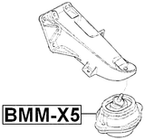 BMM-X5 - FRONT ENGINE MOUNT (HYDRO)