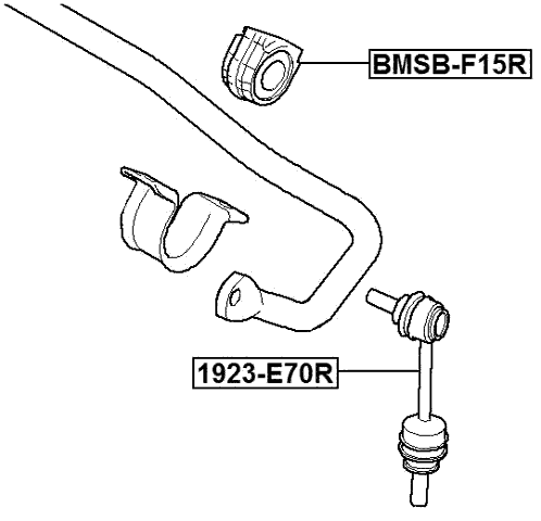 BMSB-F15R - REAR STABILIZER BAR BUSH
