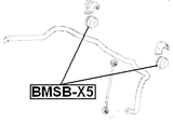 BMSB-X5 - FRONT STABILIZER BAR BUSH D29