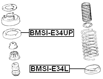 BMSI-E34UP - SPRING UPPER SEAT