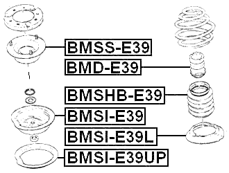 BMSI-E39 - SPRING UPPER SEAT