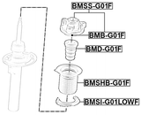 BMSI-G01LOWF - FRONT SPRING LOWER SEAT