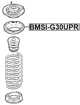 BMSI-G30UPR - REAR SPRING UPPER SEAT