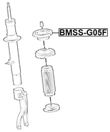 BMSS-G05F - FRONT SHOCK ABSORBER MOUNTING