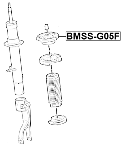 BMSS-G05F - FRONT SHOCK ABSORBER MOUNTING