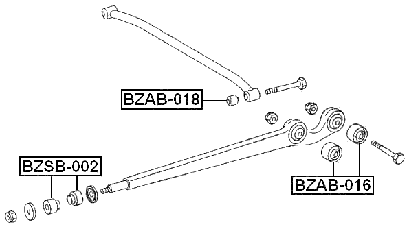BZAB-016 - REAR ARM BUSHING