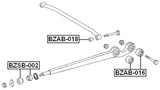 BZAB-016 - REAR ARM BUSHING