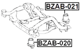 BZAB-020 - SUBFRAME FRONT BUSHING