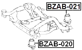 BZAB-021 - SUBFRAME REAR BUSHING