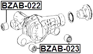BZAB-022 - DIFFERENTIAL MOUNT BUSHING