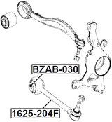 BZAB-030 - BUSHING, FRONT TRANSVERSAL ROD