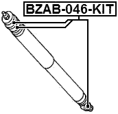 BZAB-046-KIT - BUSHING KIT, REAR SHOCK ABSORBER