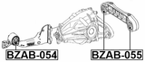 BZAB-055 - DIFFERENTIAL MOUNT BUSHING