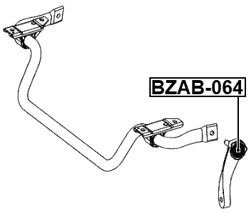 BZAB-064 - FRONT STABILIZER LINK BUSHING