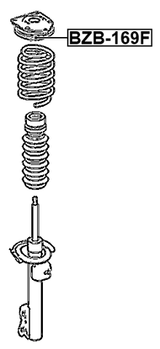 BZB-169F - FRONT SHOCK ABSORBER BEARING