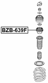 BZB-639F - FRONT SHOCK ABSORBER BEARING