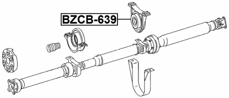 BZCB-639 - DRIVE SHAFT BEARING