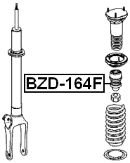 BZD-164F - FRONT SHOCK ABSORBER JOUNCE BUMPER