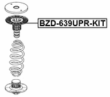 BZD-639UPR-KIT - REAR SHOCK ABSORBER JOUNCE BUMPER