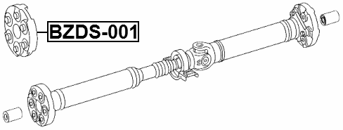 BZDS-001 - DRIVE SHAFT COUPLING