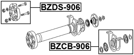BZDS-906 - DRIVE SHAFT COUPLING