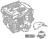 BZM-222LH - LEFT ENGINE MOUNT (HYDRO)